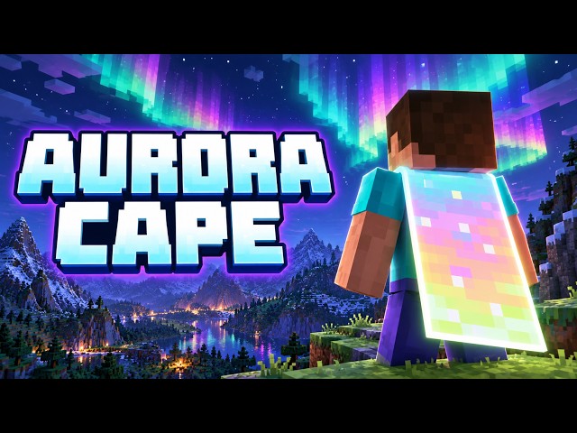 How to Get The New Aurora Cape For FREE in Minecraft