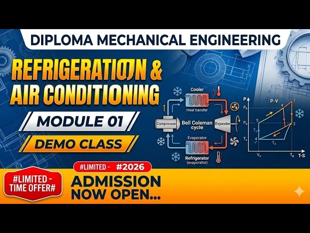 R&AC MODULE 01 DEMO CLASS #NUMERICAL PROBLEMS