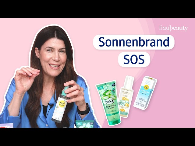 Sunburn? What helps now! ☀️ Tips & skincare with fraubeauty