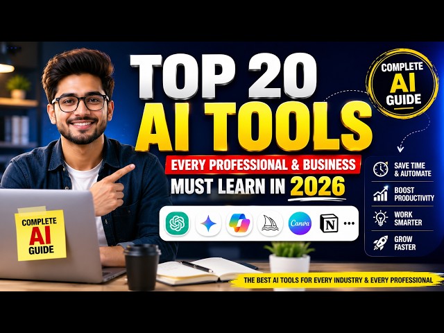 Best AI Tools 2026 Explained | ChatGPT, Gemini, Claude, Canva AI & More
