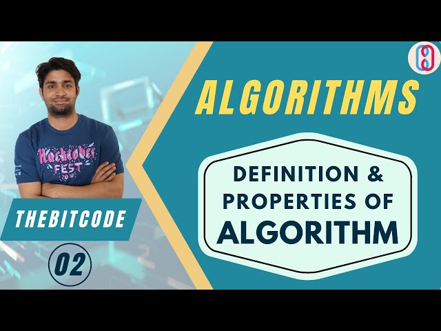 1. [L-1.1] - Definition, Properties and Steps To Construct Algorithm | Algorithm (DAA) | GATE-CSE