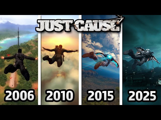 Evolution of Just Cause (2006 - 2025) / Map Size, Graphics, Gameplay Comparison
