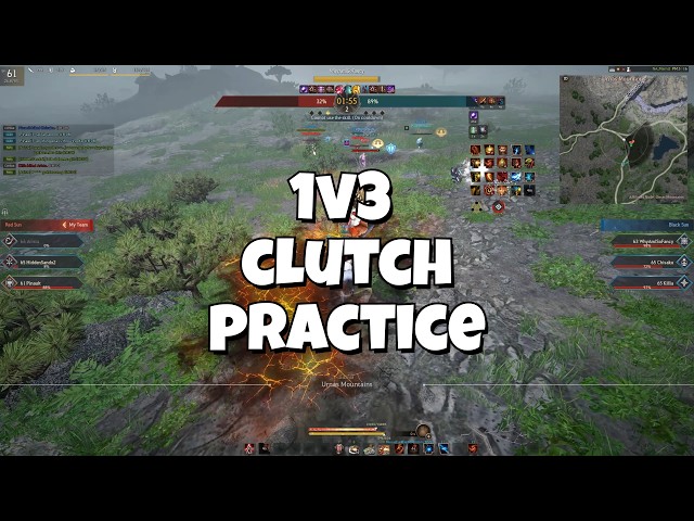 BDO Striker PVP | 1vX Practice AOS