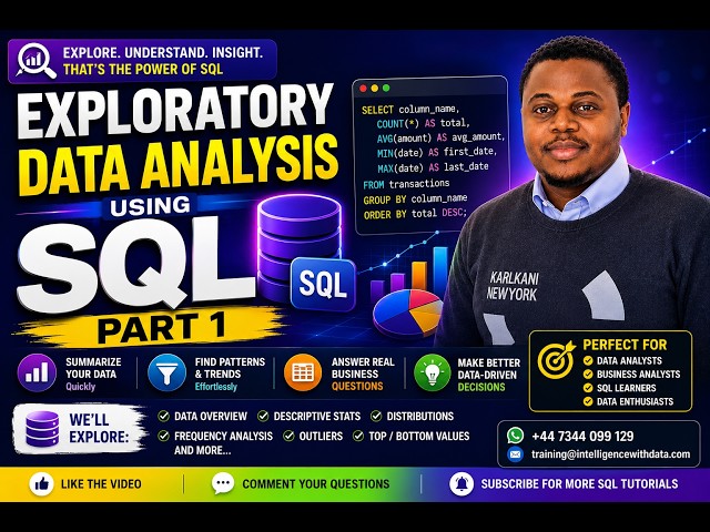 EXPLORATORY DATA ANALYSIS USING SQL PART 1