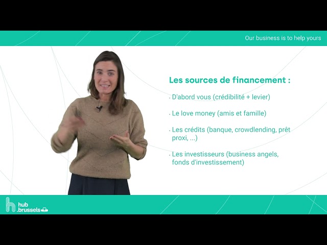 Créer et gérer son entreprise - Vidéo 4. Le financement