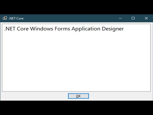 C# Tutorial - NET Core 3.0 WinForms Designer | FoxLearn