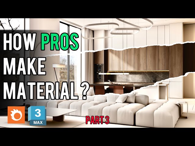3ds Max Corona Renderer Material Tutorial | 0 - 100 Realistic Materials | Part 3