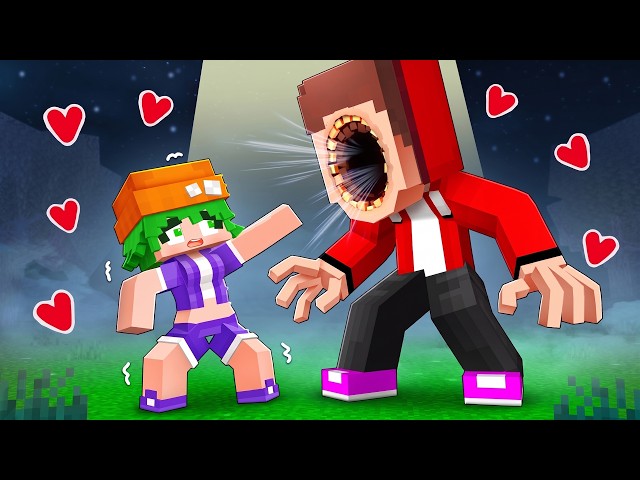 JJ SHAWARMA Monster and IVY - Love Story - Maizen Minecraft Animation