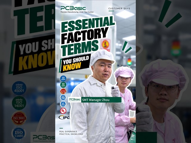 7 Common PCBA Manufacturing Terms Explained in 30 Seconds