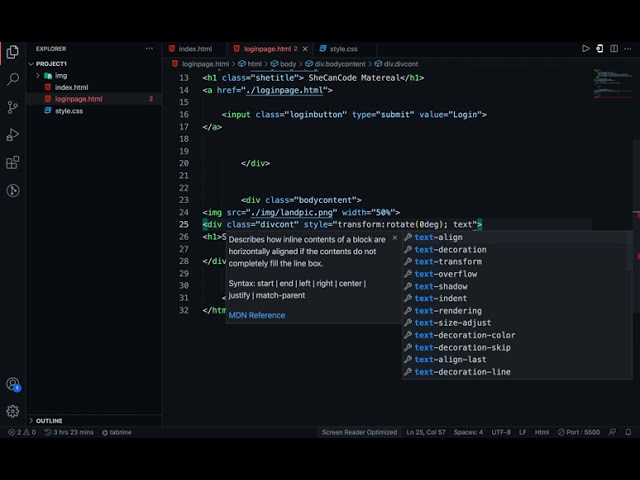 How to navigate from one page to another | Html | CSS