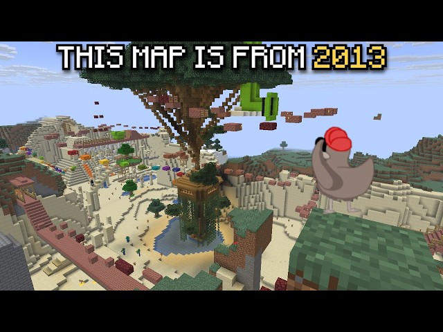 This "Super Mario Epic Jump Map" Minecraft Map is From 2013...