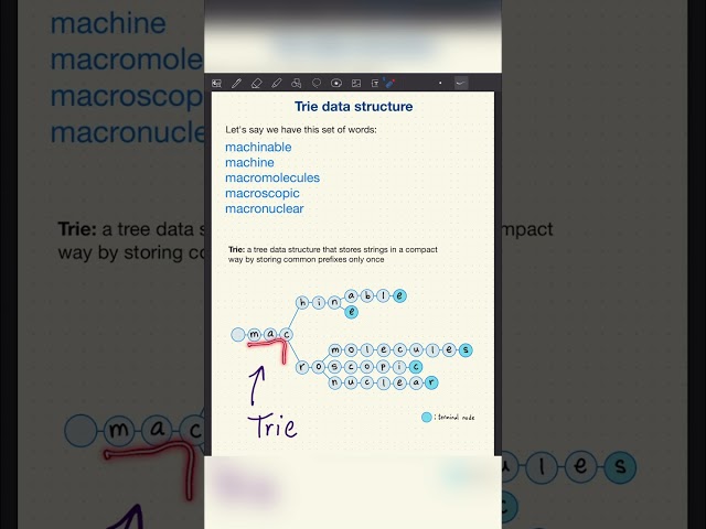 What is the trie data structure? - Inside code #shorts