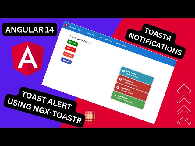 toaster notifications using ngx-toaster #shorts