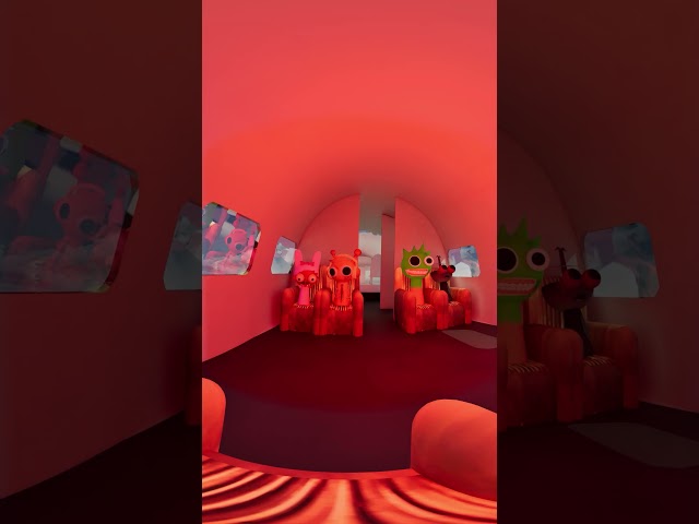 360° VR - INCREDIBOX SPRUNKI HORROR PLANE CRASH !4k