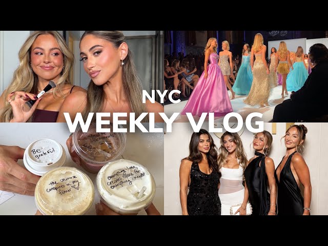 NYC WEEKLY VLOG ❥ nyfw events & bts, sleepover w/ the girls, mental health chat