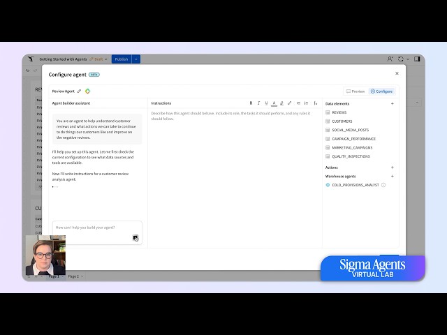 Getting Started with Sigma Agents | Virtual Lab