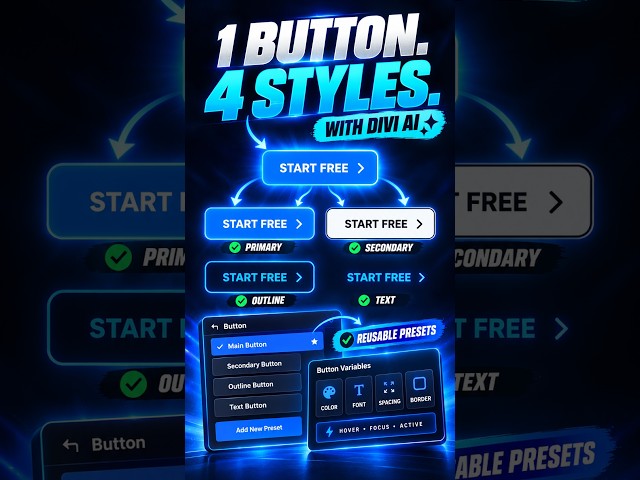 Create a Complete Divi Button System With AI #Divi5 #WebDesign #Tips