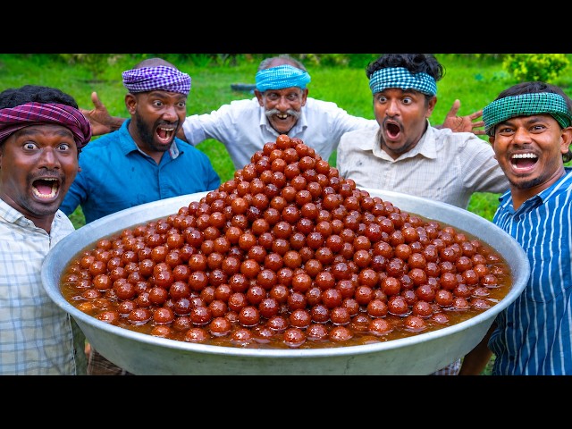 GULAB JAMUN | Bread Gulab Jamun Recipe Cooking in Village | Diwali Sweets Recipe | Indian Dessert