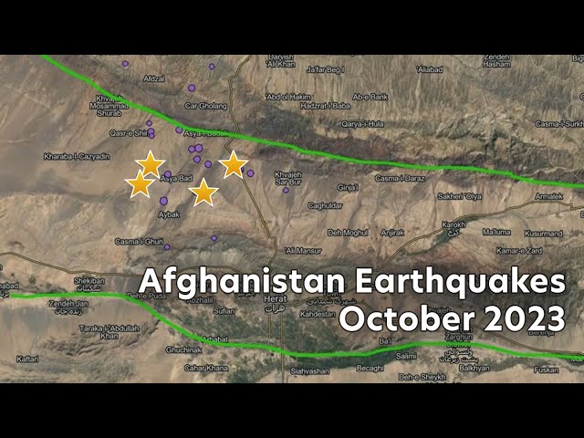 Afghanistan Earthquakes—October 2023
