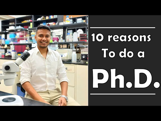 10 reasons to do a PhD.