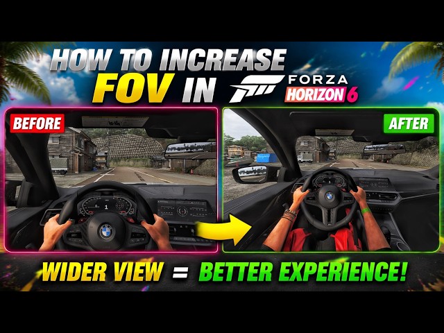 How To Fix FOV in Forza Horizon 6 (Works for FH5 & FH4 Too)