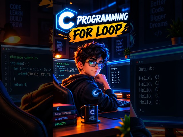 C Programming For Loop Trick Every Beginner Must Know! 🔥 #shorts #coding