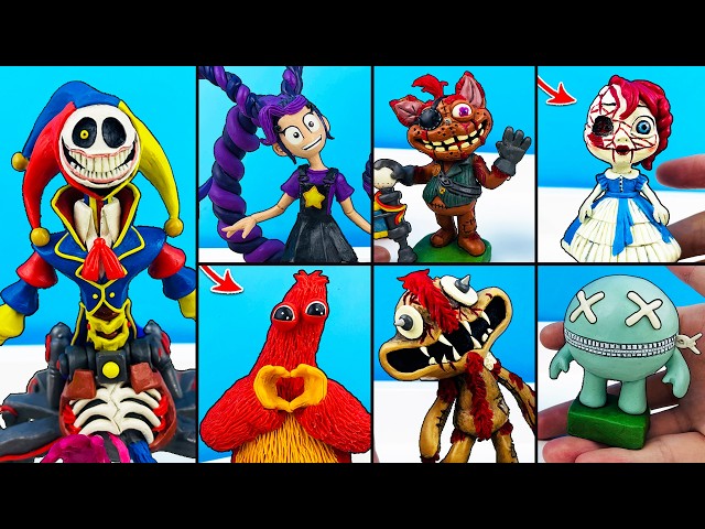 Making All Poppy Playtime Chapter 5 Bosses with CLAY - Part 1