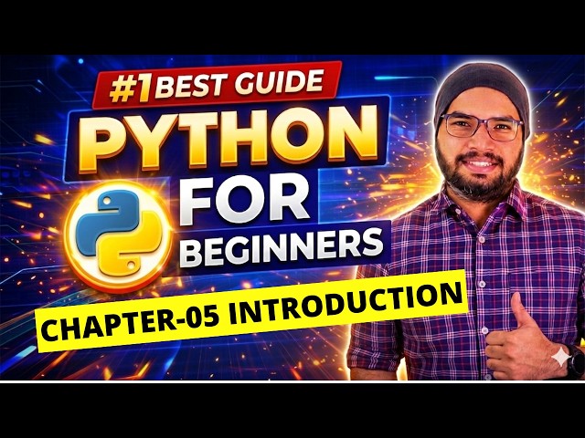 #42 Chapter-05 Introduction & Content | Python Tutorial For Beginners
