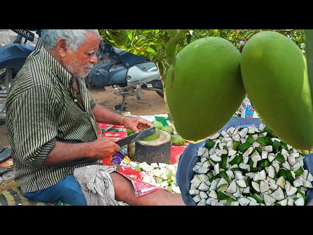 Ultimate Mango Recipe - Making Raw Mango Pickle - How To Cut Up Mango | Long Storage Food 2019