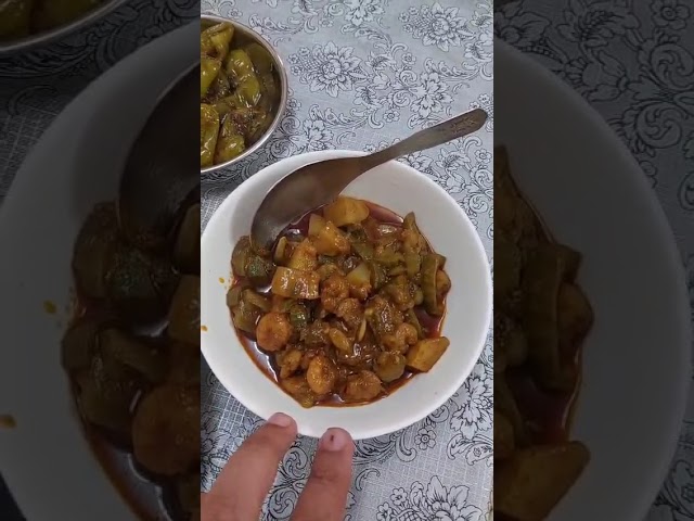Today’s Simple Lunch 🍽️ Khichadi & Sabzi