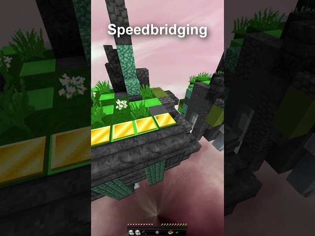 Bridging methods for minecraft #shorts