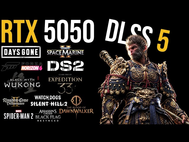 DLSS 5 On RTX 5050: Test In 12 Games | Can It Handle DLSS 5?