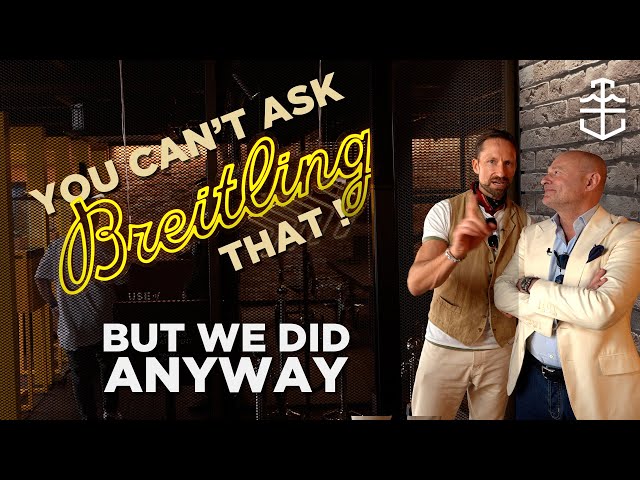 Breitling CEO Georges Kern answers the tough questions | YOU CAN'T ASK THAT!