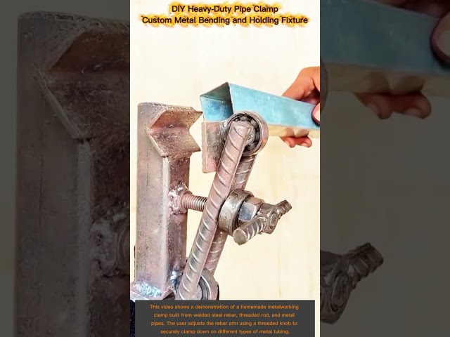 DIY Metal Bending & Holding Fixture: Genius Homemade Tool!