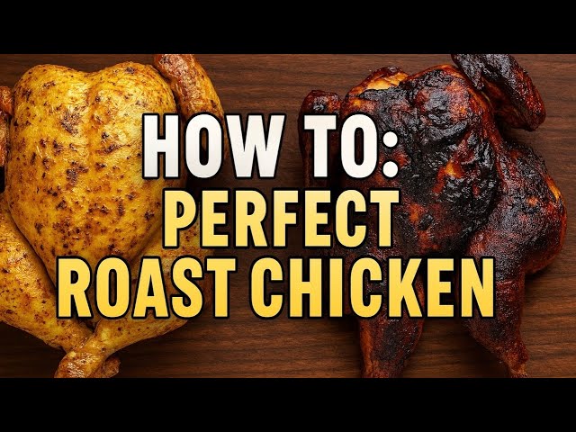 How to Roast the PERFECT Chicken: A Chef's Guide to Juicy, Crispy Results, 3 ways!