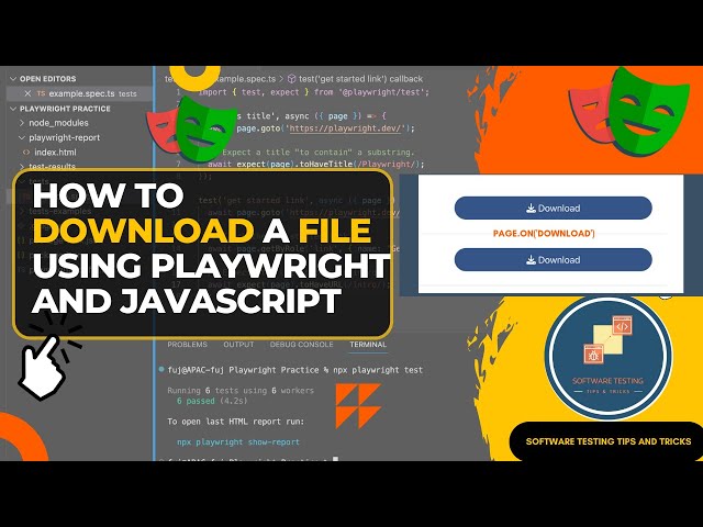 Download File using playwright, Typescript - Tips and Tricks