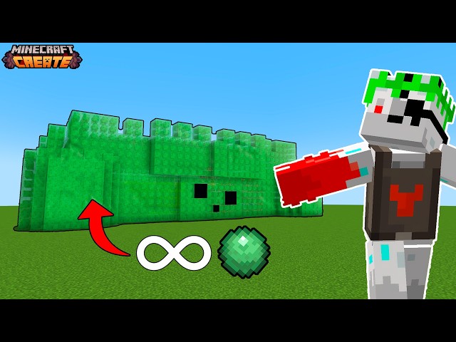 I Built a GIANT SLIME Farm and Castle in the Minecraft Create Mod! | Farm Tutorial