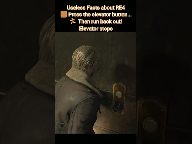 Useless Resident Evil 4 fact you probably never knew... 🚪😂 #re4remake