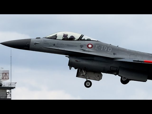 Royal Danish Air Force - Lockheed Martin F-16AM Fighting Falcon Eskadrille 727 - at Farnborough 2024