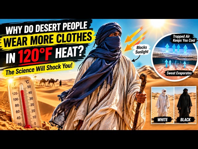 Why Do Desert People Wear MORE Clothes in 120°F Heat? The Science Will Shock @turningpointusa 