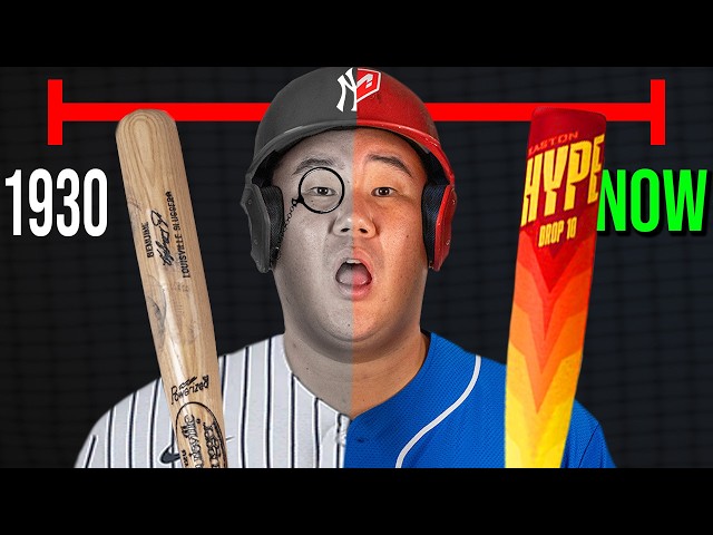 I Tried 100 Years Of Baseball Bats!