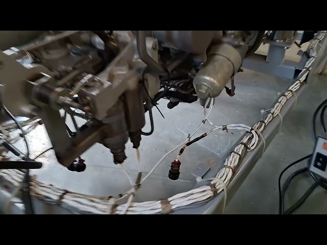 Tristar APU shut down quick test held at idle with electronic control.