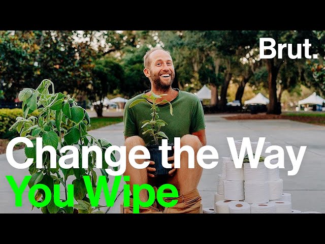 Replacing Toilet Paper With Plant Leaves