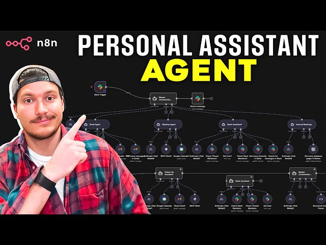 Build Your Own AI Personal Assistant in n8n (No Code Tutorial)