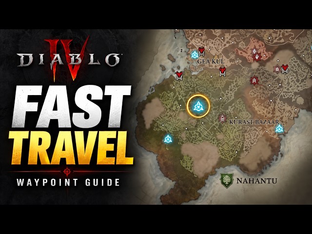 Diablo 4 Fast Travel: Waypoints & Your Favorite Town