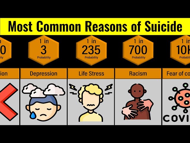 Probability Comparison: Causes for Suicidal Deaths