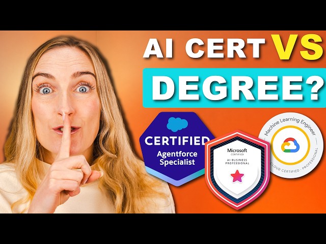 7 AI Certifications That Could Beat a Degree in 2026