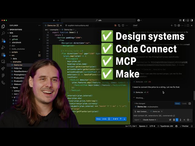 Figma + developer workflows | design systems, Code Connect, MCP, and Make