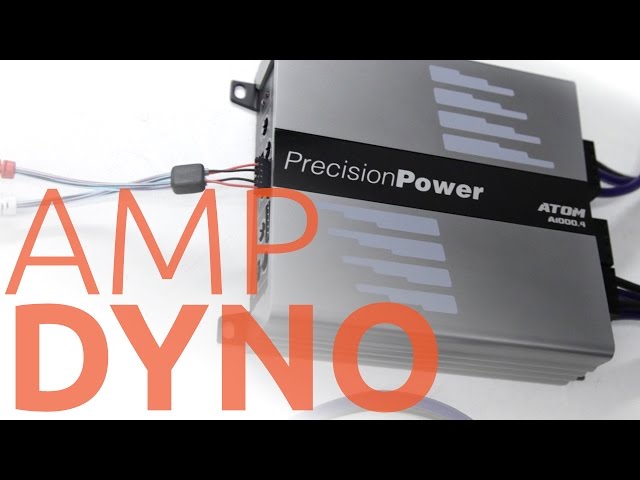 Precision Power A1000.4 Amp Dyno Test | SMD D'Amore AD-1