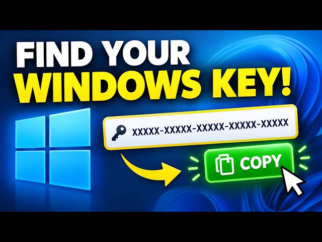 How to Find Your Windows Product Key (Quick & Easy Method!)